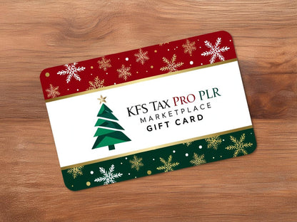 Tax Pro PLR Marketplace - Gift Cards